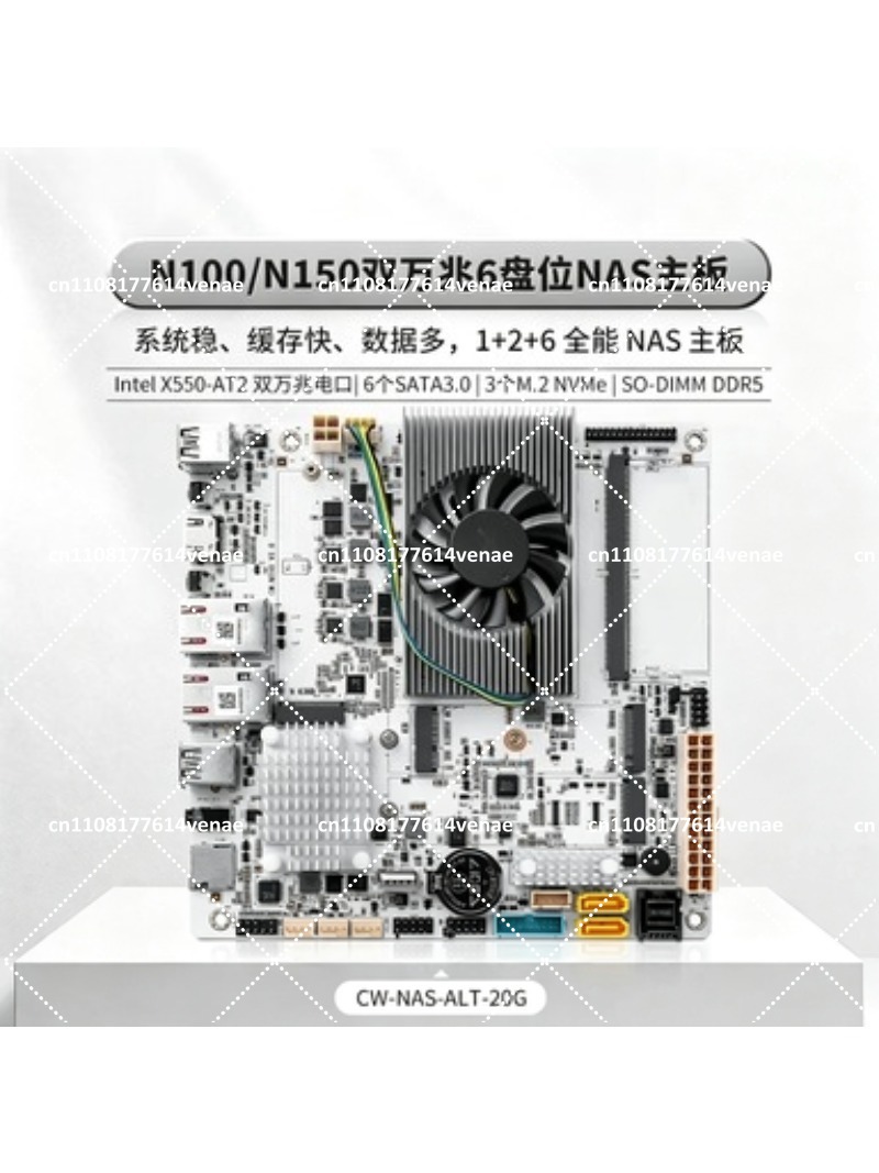 Nas Motherboard 8 Sata Mini Itx - Carte mère NAS 8 baies avec