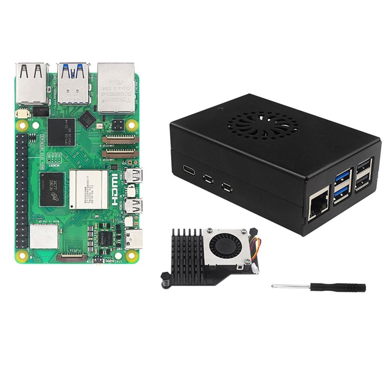 Raspberry Pi 5 8Gb Board - Kit de démarrage AS95-For Irasptek pour