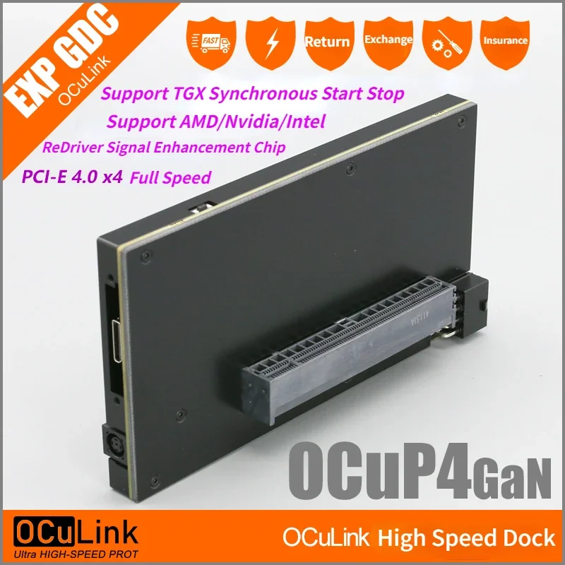 Oculink Egpu Mini Pc - Boîtier de station d'accueil GPU OCuP4GaN