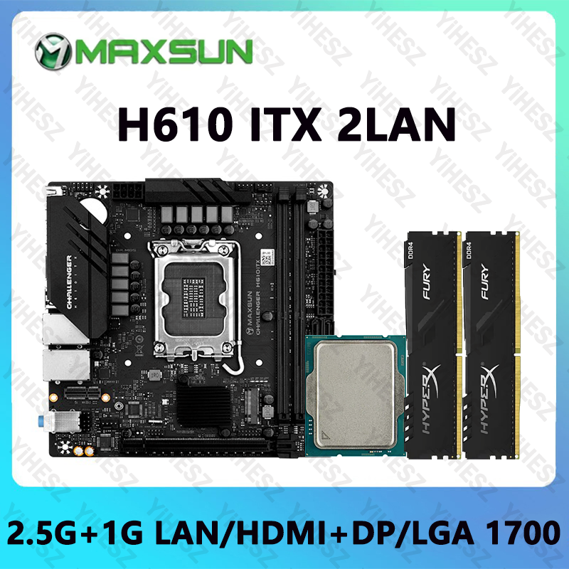 Lga1700 Itx Motherboard Ddr5 - Kit DIY carte mère H610 ITX