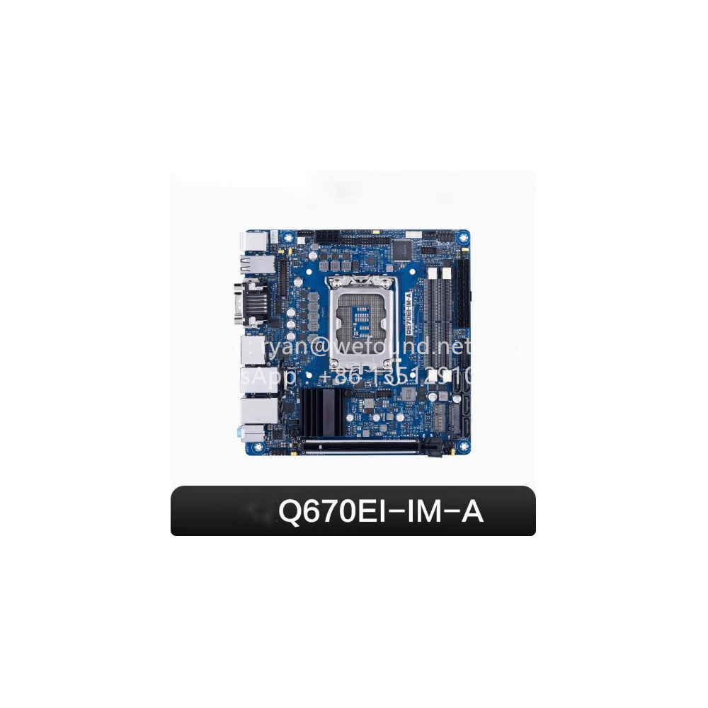 Lga1700 Itx Motherboard Ddr5 - Carte mère mini-ITX Q670EI-IM-A, prise LGA1700