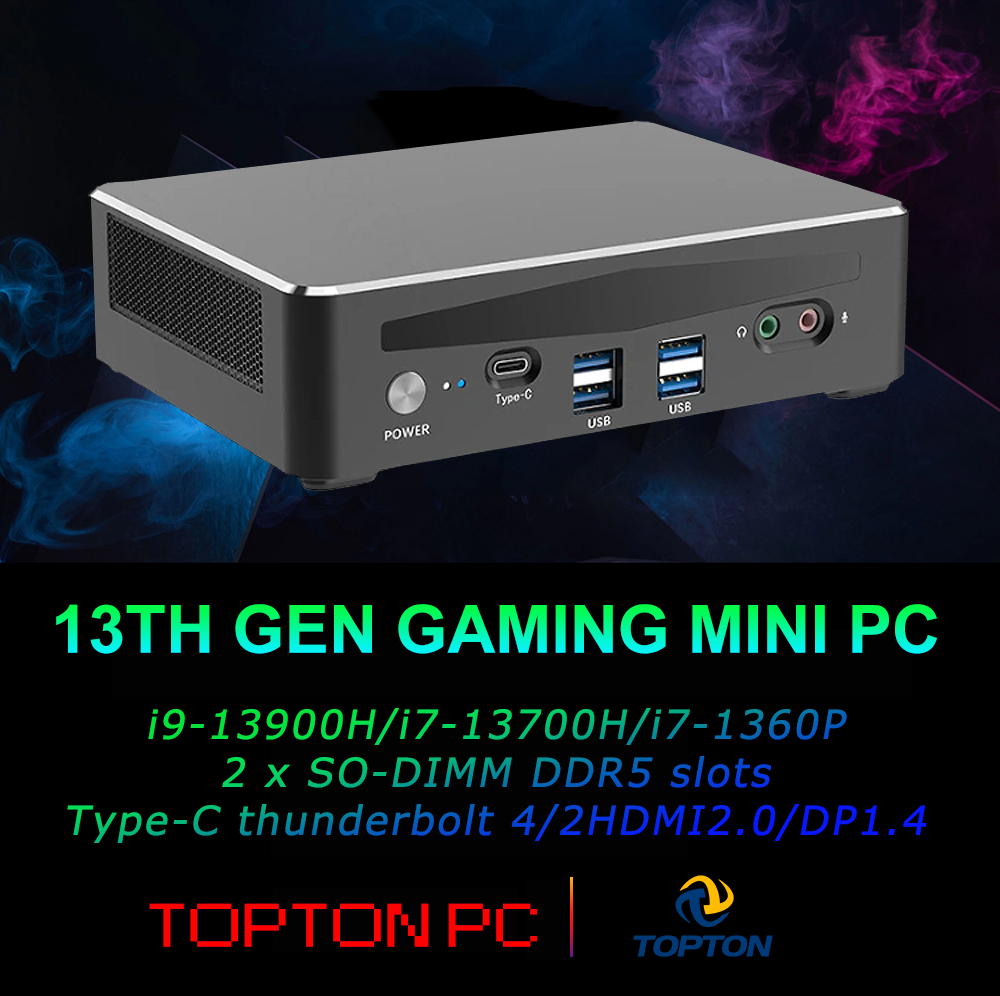 Intel Core I9 13900H Mini Pc - Mini ordinateur de jeu 13e génération
