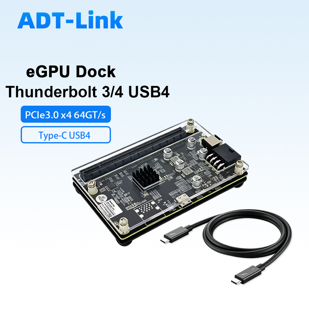 Thunderbolt 4 Egpu Dock Mini Pc - Station d'extension Thunderbolt 3/4 USB4 vers