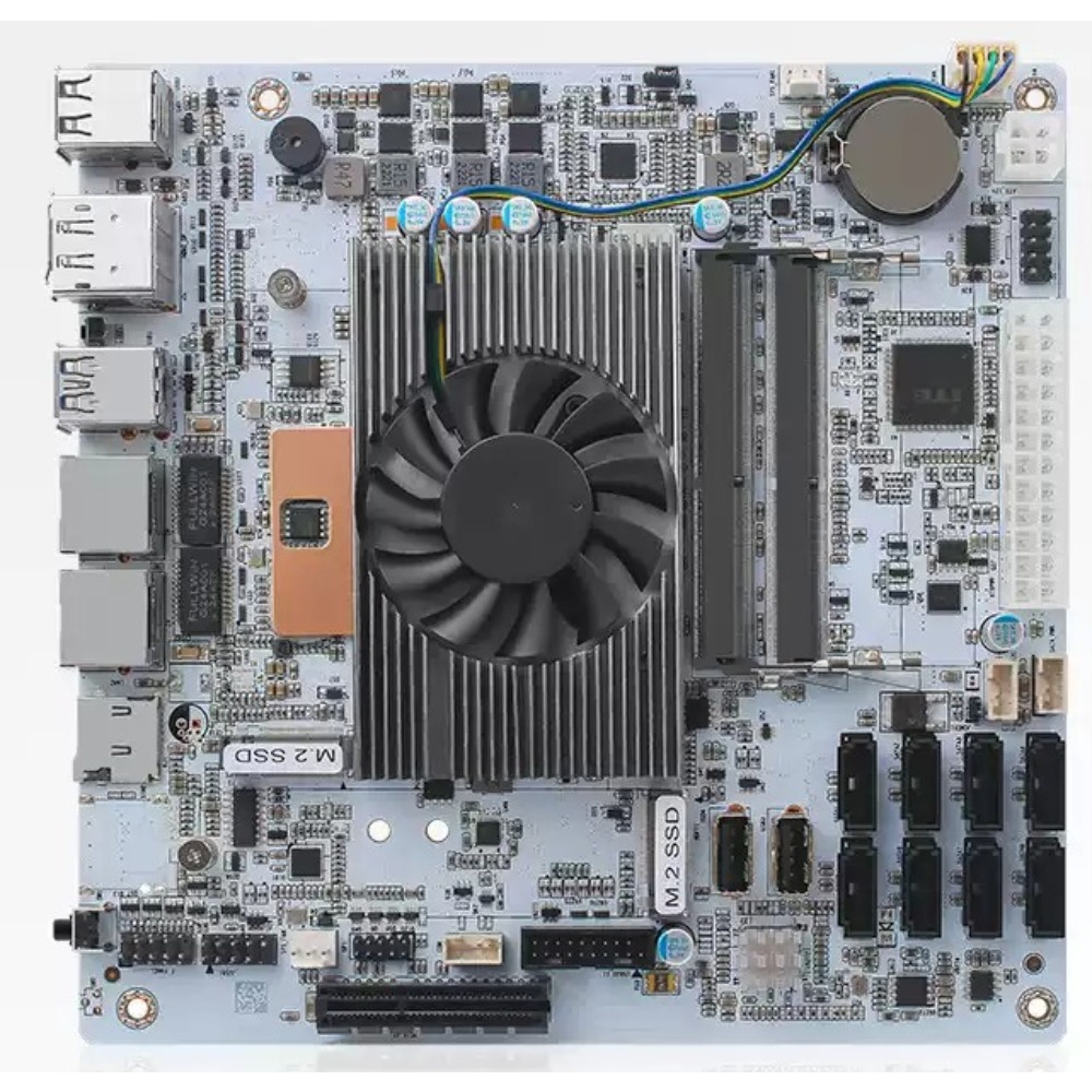 Nas Motherboard 8 Sata Mini Itx - Carte mère Mini-ITX blanche M11 NAS