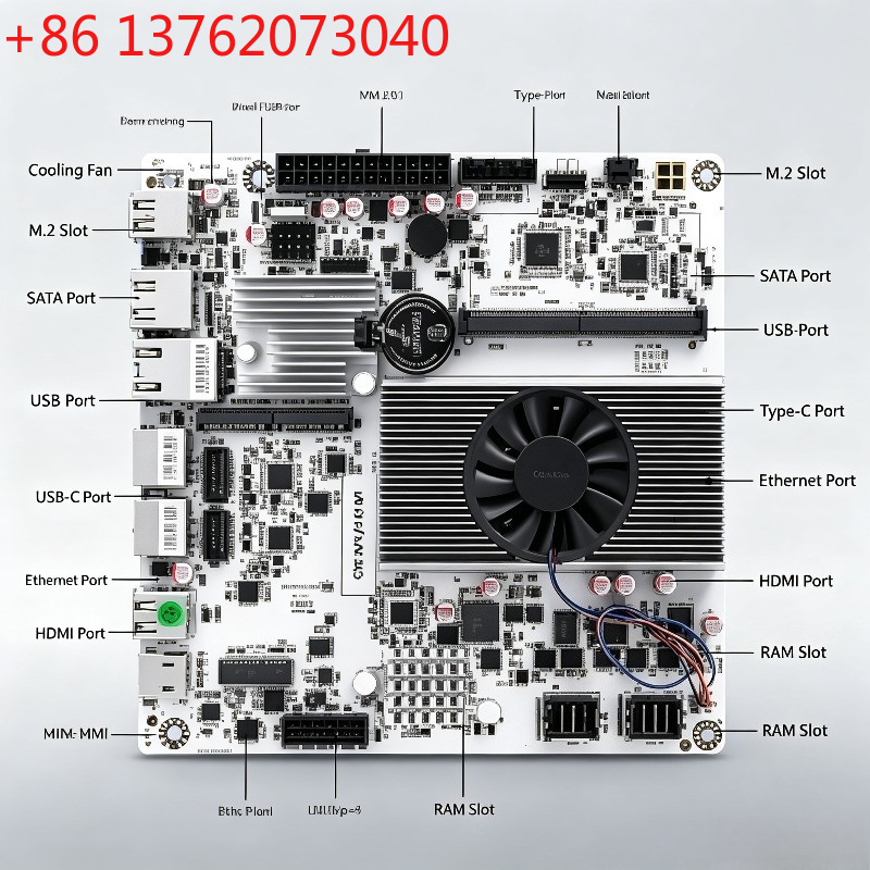 Nas Motherboard 8 Sata Mini Itx - Carte mère Mini ITX NAS avec