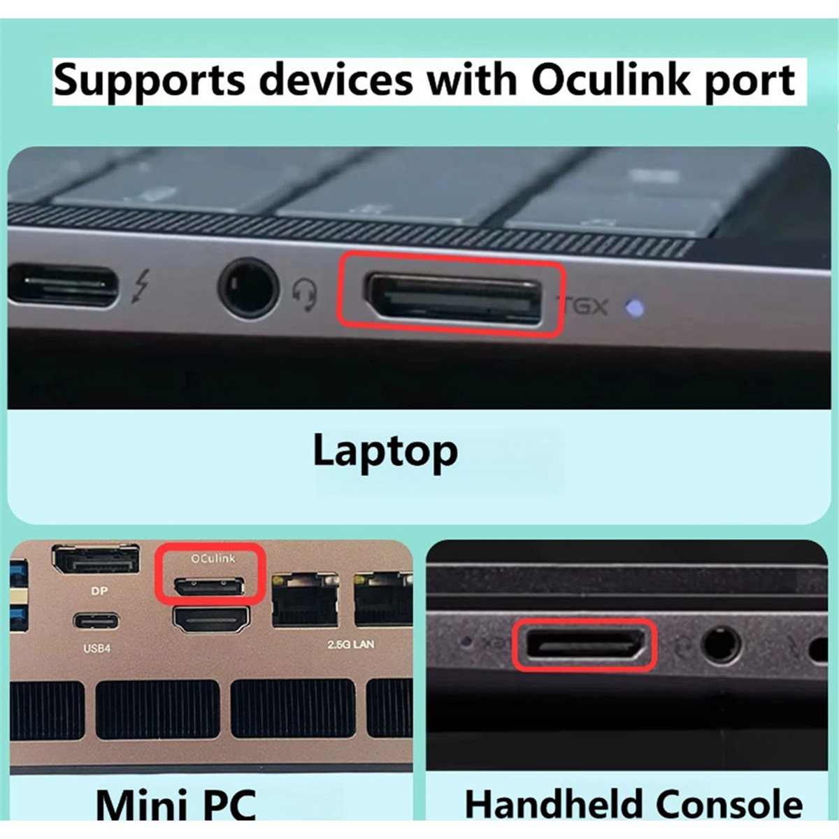 Oculink Egpu Mini Pc - NOUVELLE USINE~Station d'accueil pour carte graphique