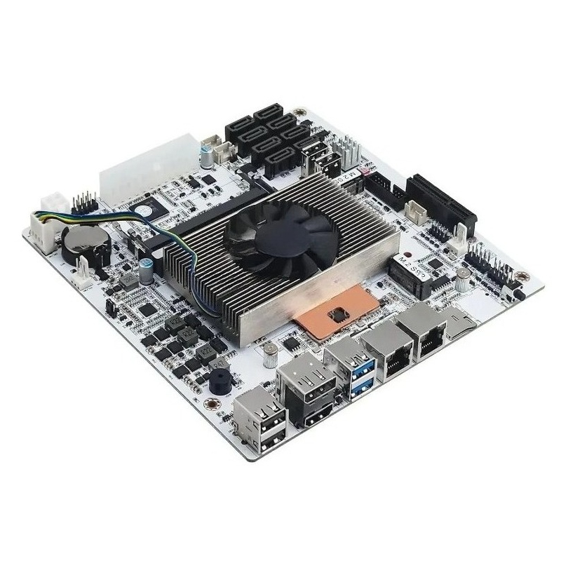 Nas Motherboard 8 Sata Mini Itx - Carte mère NAS Mini-ITX M11 blanche