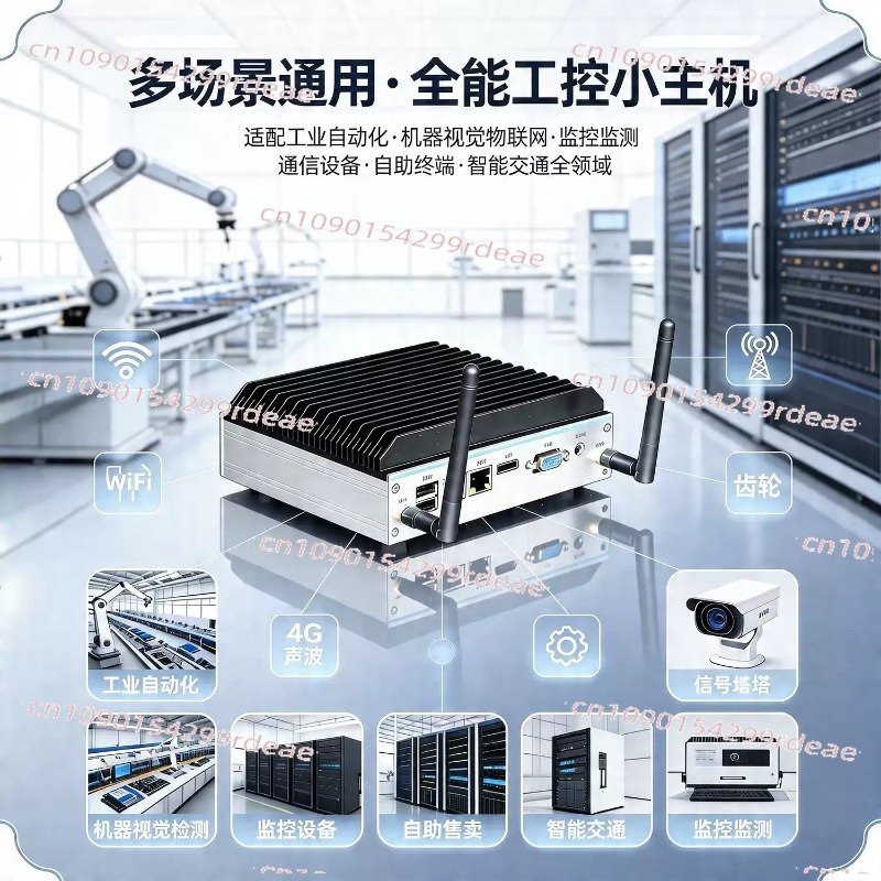 Fanless Industrial Pc Rs485 Core I7 - Mini PC industriel - Quad-Core N100/J1900/J6412,