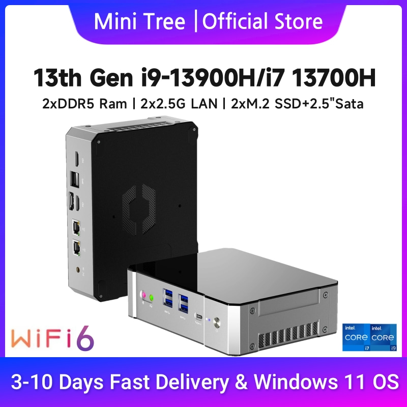 Intel Core I9 13900H Mini Pc - Mini PC de jeu 13e Isabel