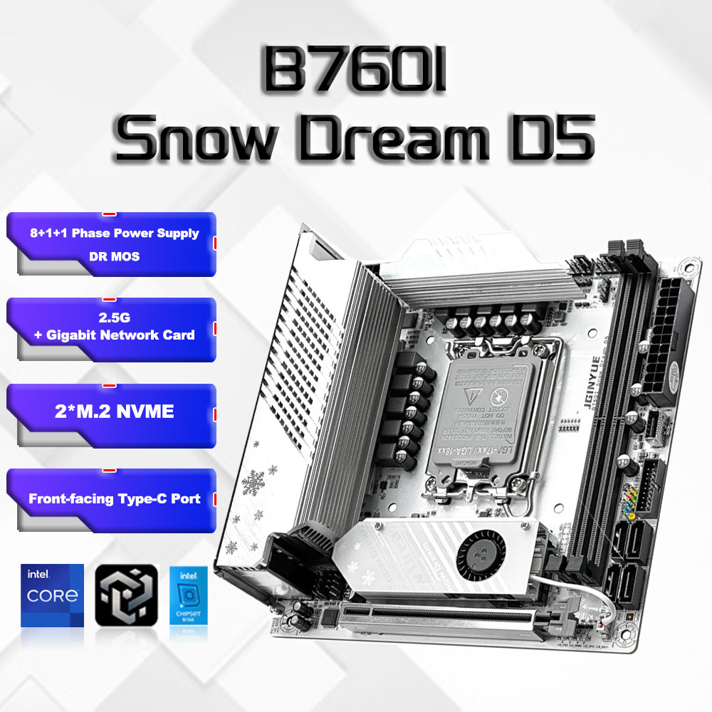 Lga1700 Itx Motherboard Ddr5 - B760i ARGB WIFI DDR5 carte mère