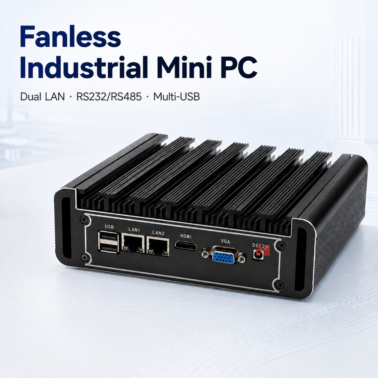 Fanless Industrial Pc Rs485 Core I7 - Mini PC industriel sans ventilateur Intel