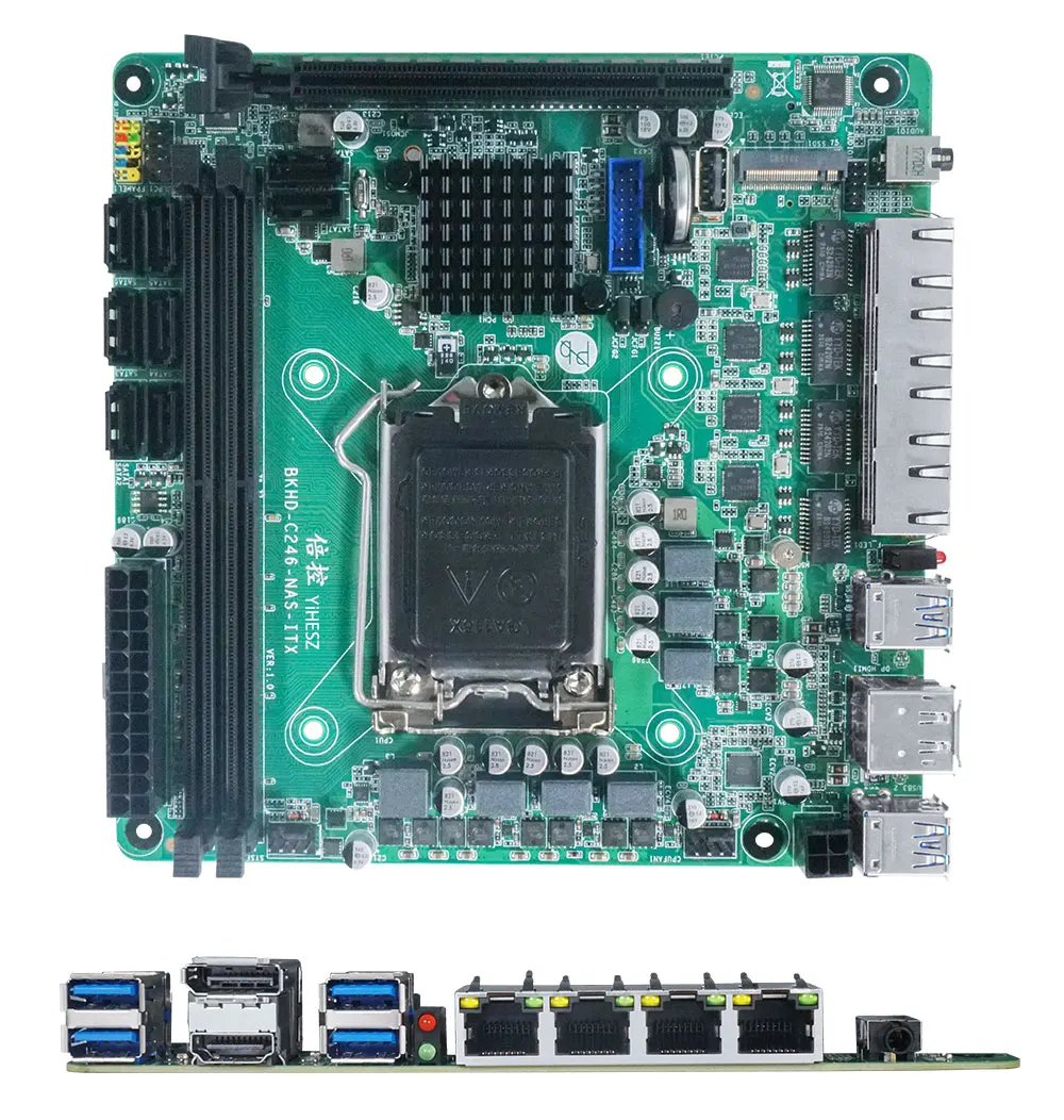Carte mère NAS ITX C246 prenan - Nas Motherboard 8 Sata Mini Itx avis et prix