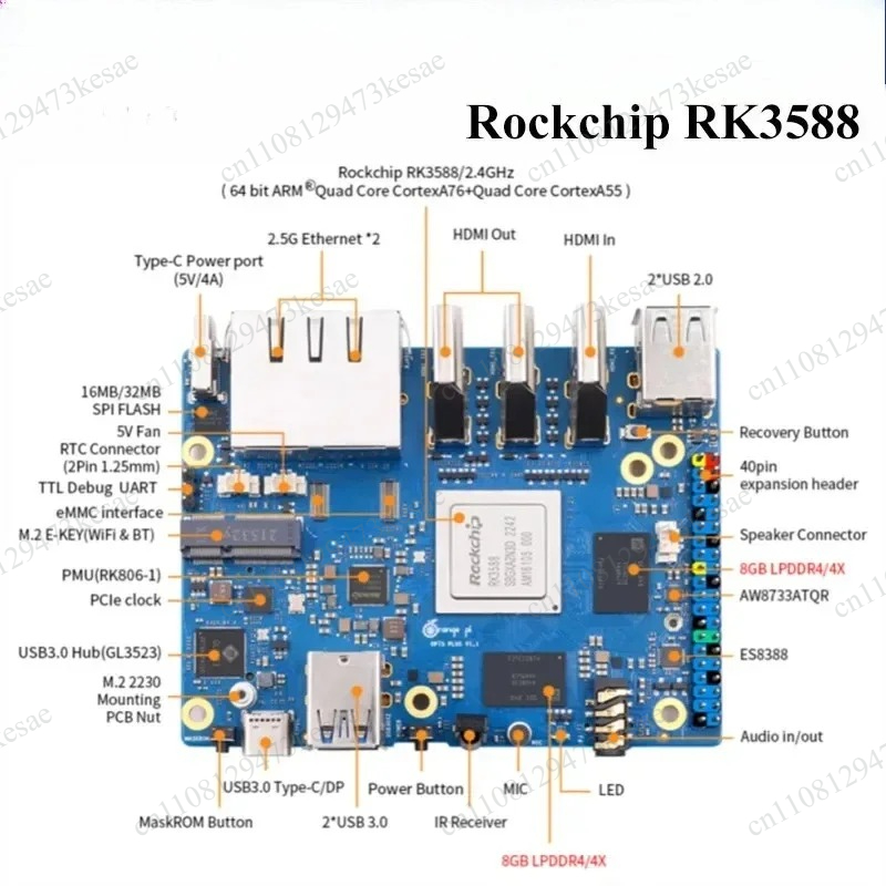 Orange Pi 5 Plus RK3588 SBC 16 - Orange Pi 5 Plus 16Gb avis et prix