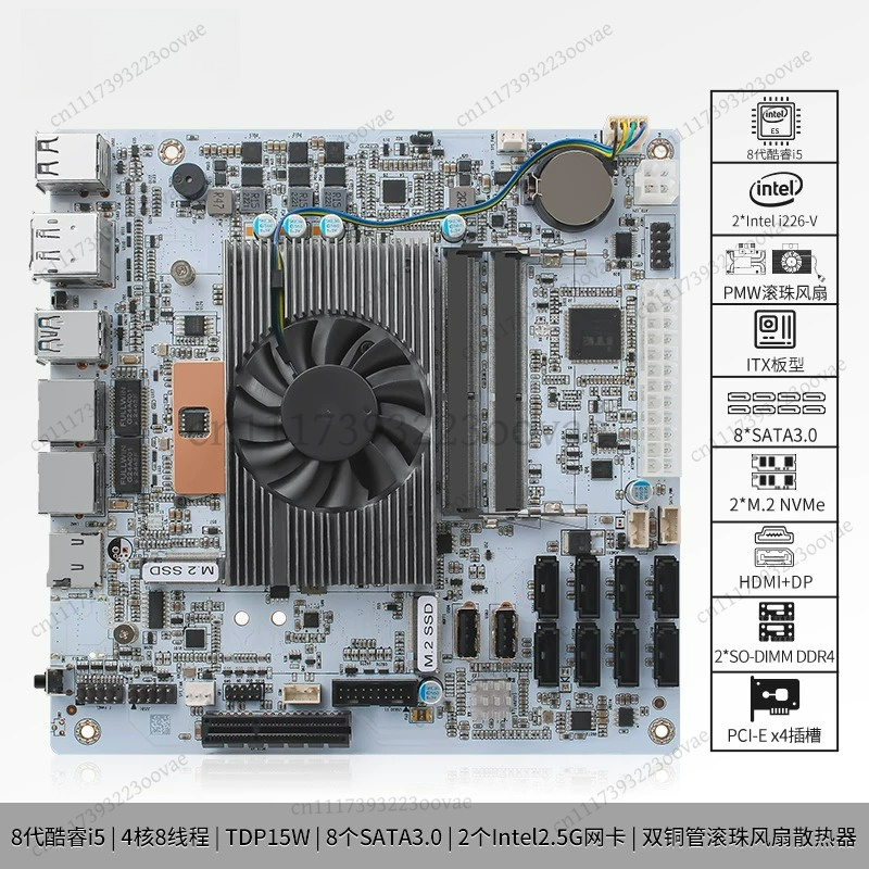 Carte mère NAS Df 8 baies I5-8 - Nas Motherboard 8 Sata Mini Itx avis et prix