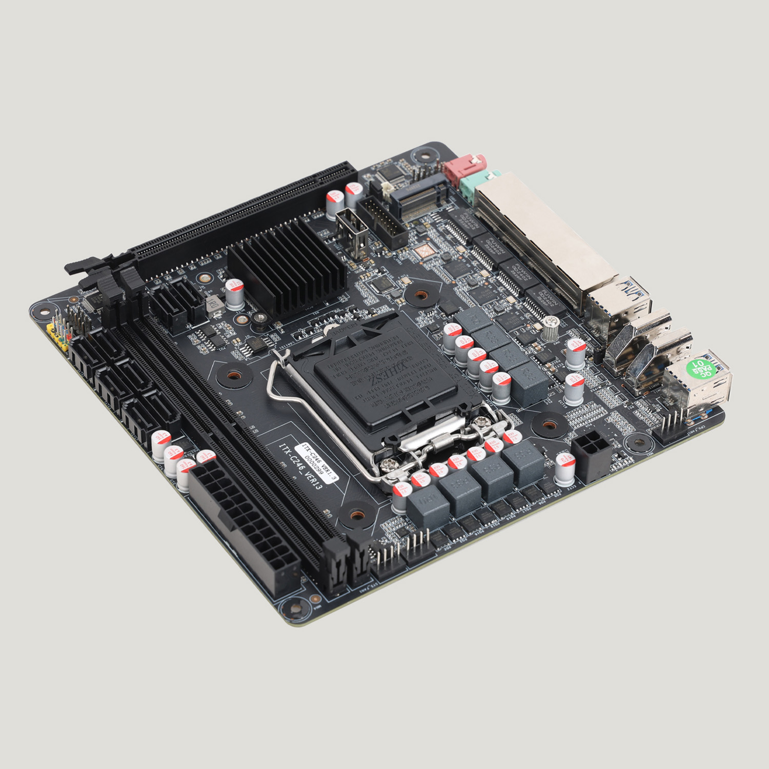 Carte mère Mini-ITX C246, 8 ba - Nas Motherboard 8 Sata Mini Itx avis et prix