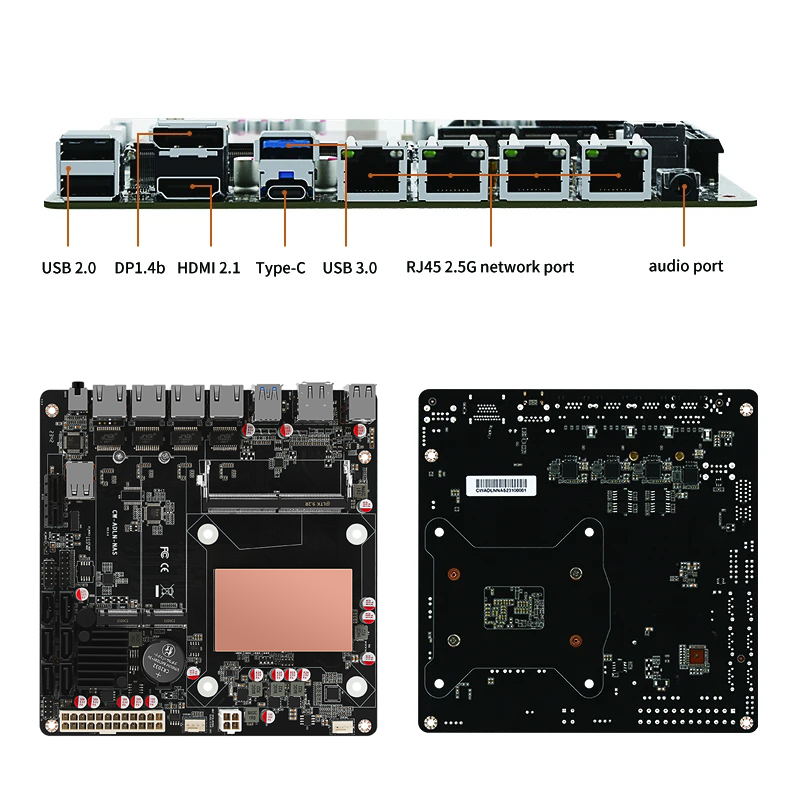 Carte mère ITX N150 pour NAS,  - Nas Motherboard 8 Sata Mini Itx avis et prix