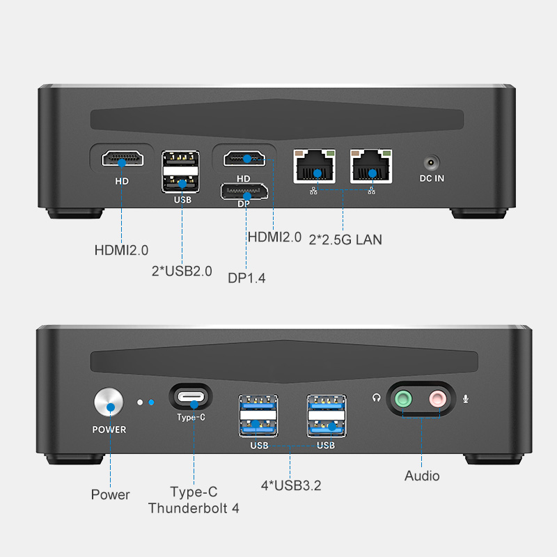 Mini ordinateur de jeu 13e gén - Intel Core I9 13900H Mini Pc avis et prix