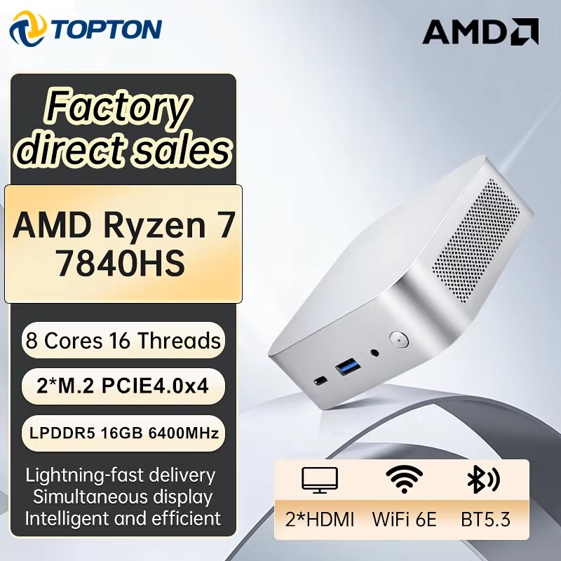 Mini PC portable Topton pour j - Amd Ryzen 7 7840Hs Mini Pc avis et prix
