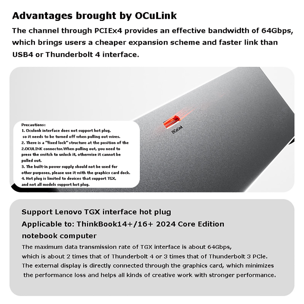 Station d'accueil EGPU AG02/AG - Oculink Egpu Mini Pc avis et prix