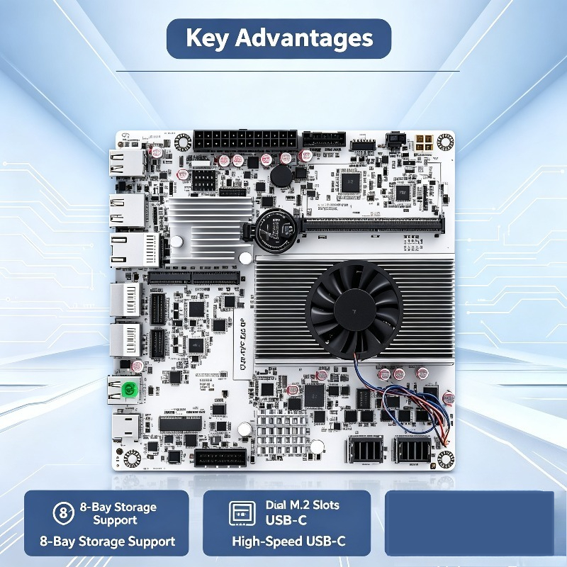 Carte mère Mini ITX NAS avec N - Nas Motherboard 8 Sata Mini Itx avis et prix