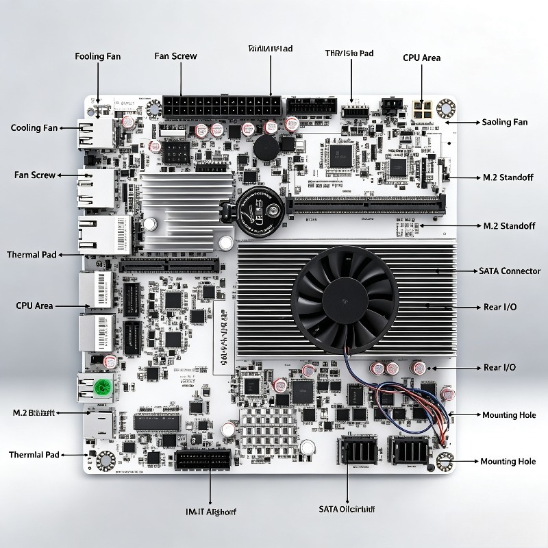 Carte mère Mini ITX NAS avec N - Nas Motherboard 8 Sata Mini Itx avis et prix