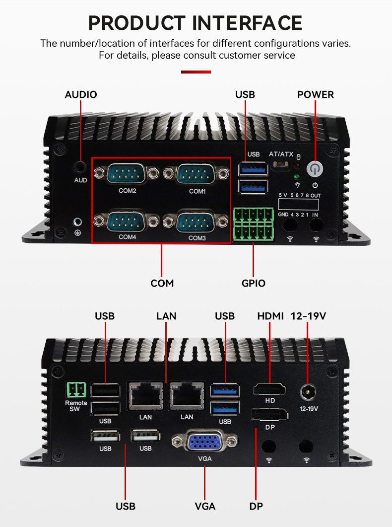 Quad Core N95 N97 Mini PC RS48 - Fanless Industrial Pc Rs485 Core I7 avis et prix