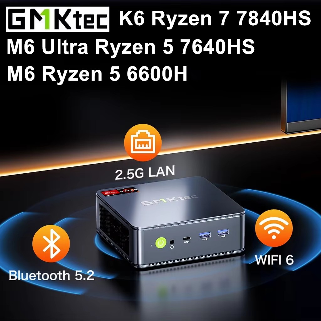 Mini PC de jeu GMKtec K6 M6 Ul - Amd Ryzen 7 7840Hs Mini Pc avis et prix