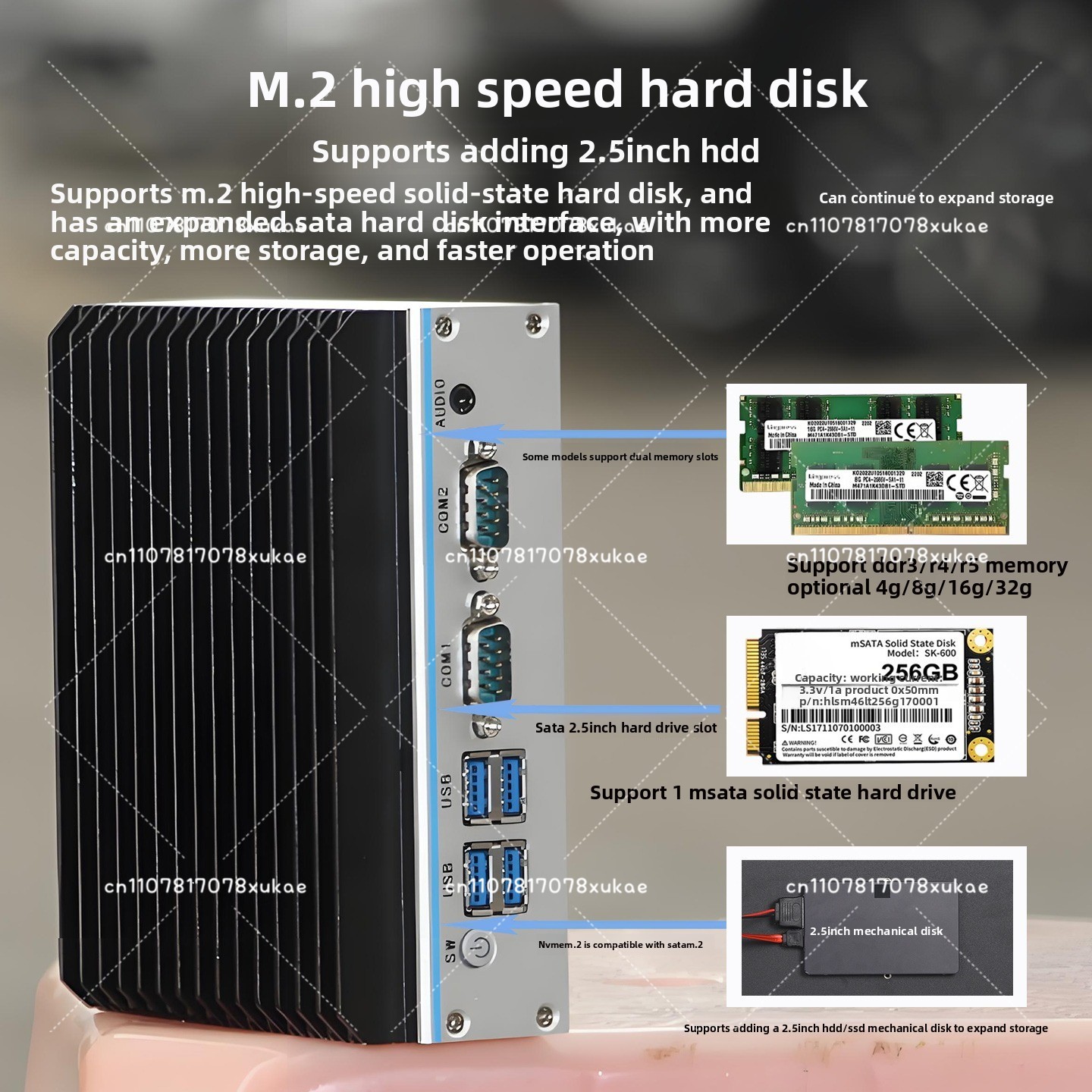 Mini PC industriel - Quad-Core - Fanless Industrial Pc Rs485 Core I7 avis et prix