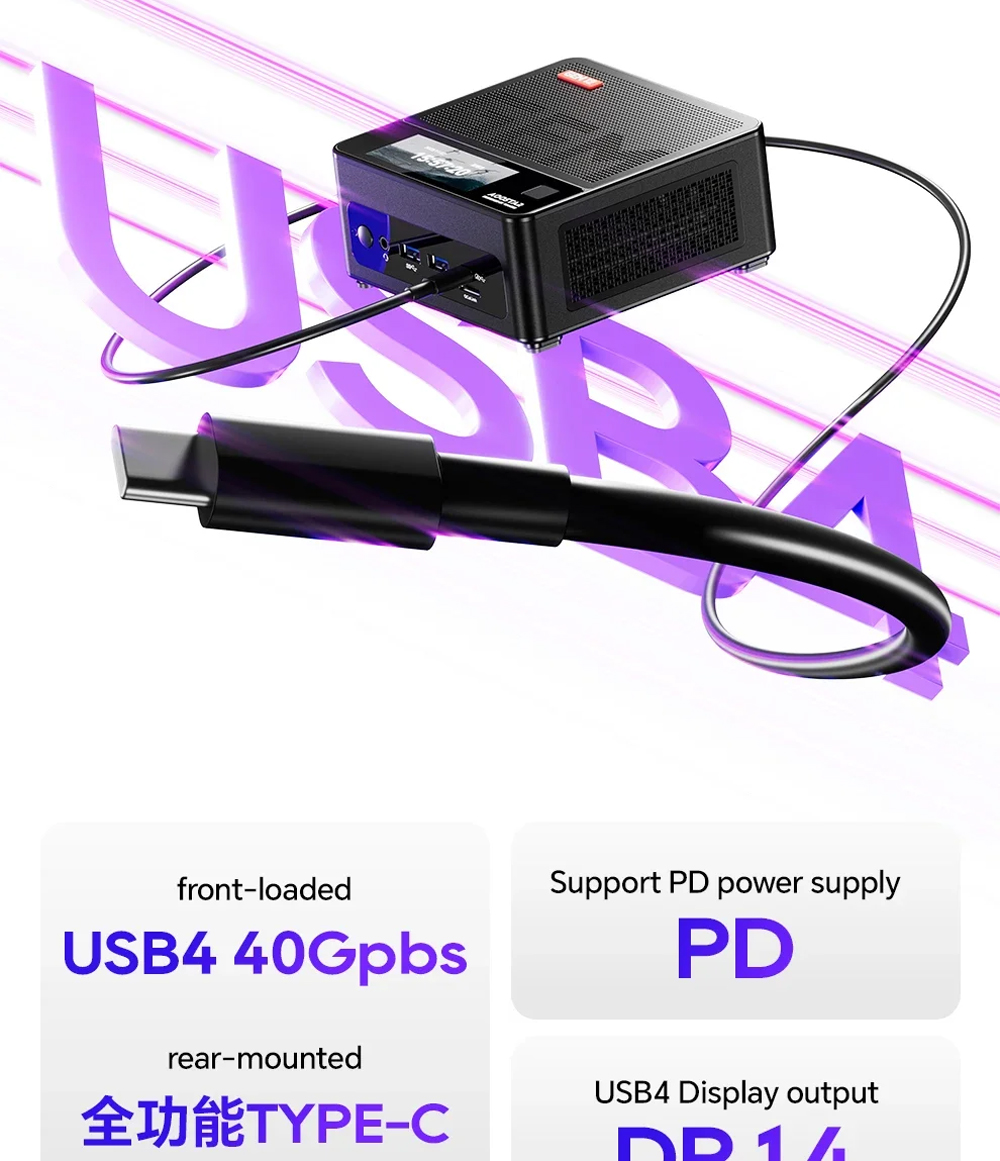 GEM12 AMD Ryzen 7 8845HS/R7 78 - Amd Ryzen 7 7840Hs Mini Pc avis et prix