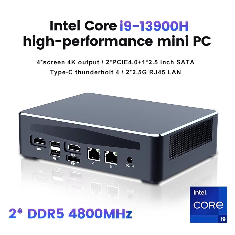 Mini PC Topton Gaming 4 NAS Co - Intel Core I9 13900H Mini Pc avis et prix