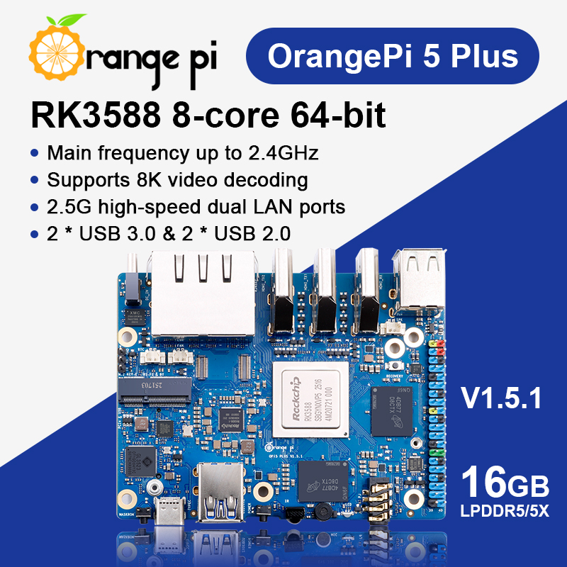 AvaCore Orange Pi 5 Plus 16 Go - Orange Pi 5 Plus 16Gb avis et prix