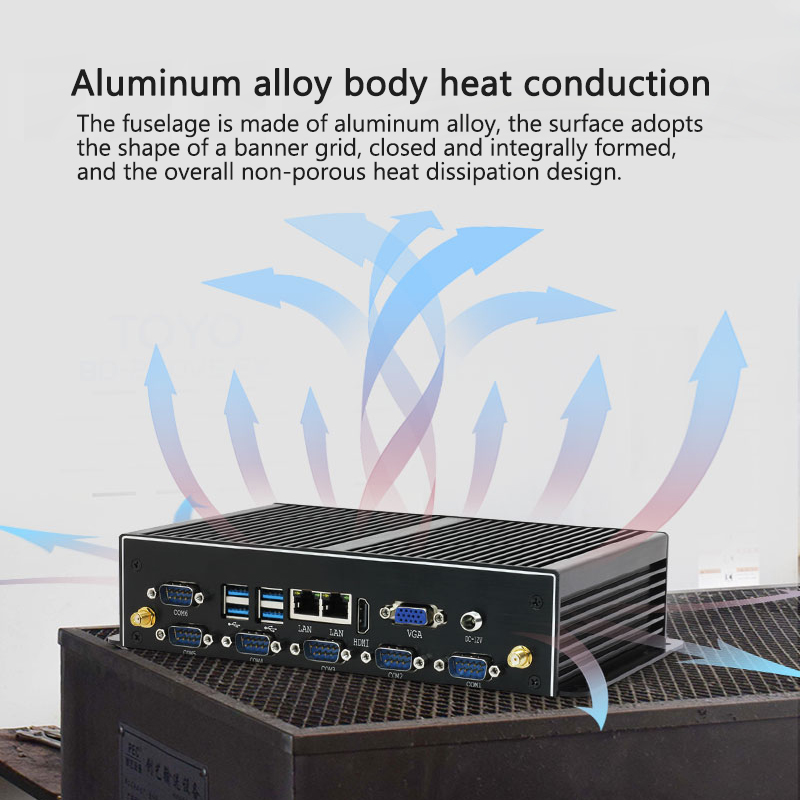 Mini PC industriel sans ventil - Fanless Industrial Pc Rs485 Core I7 avis et prix
